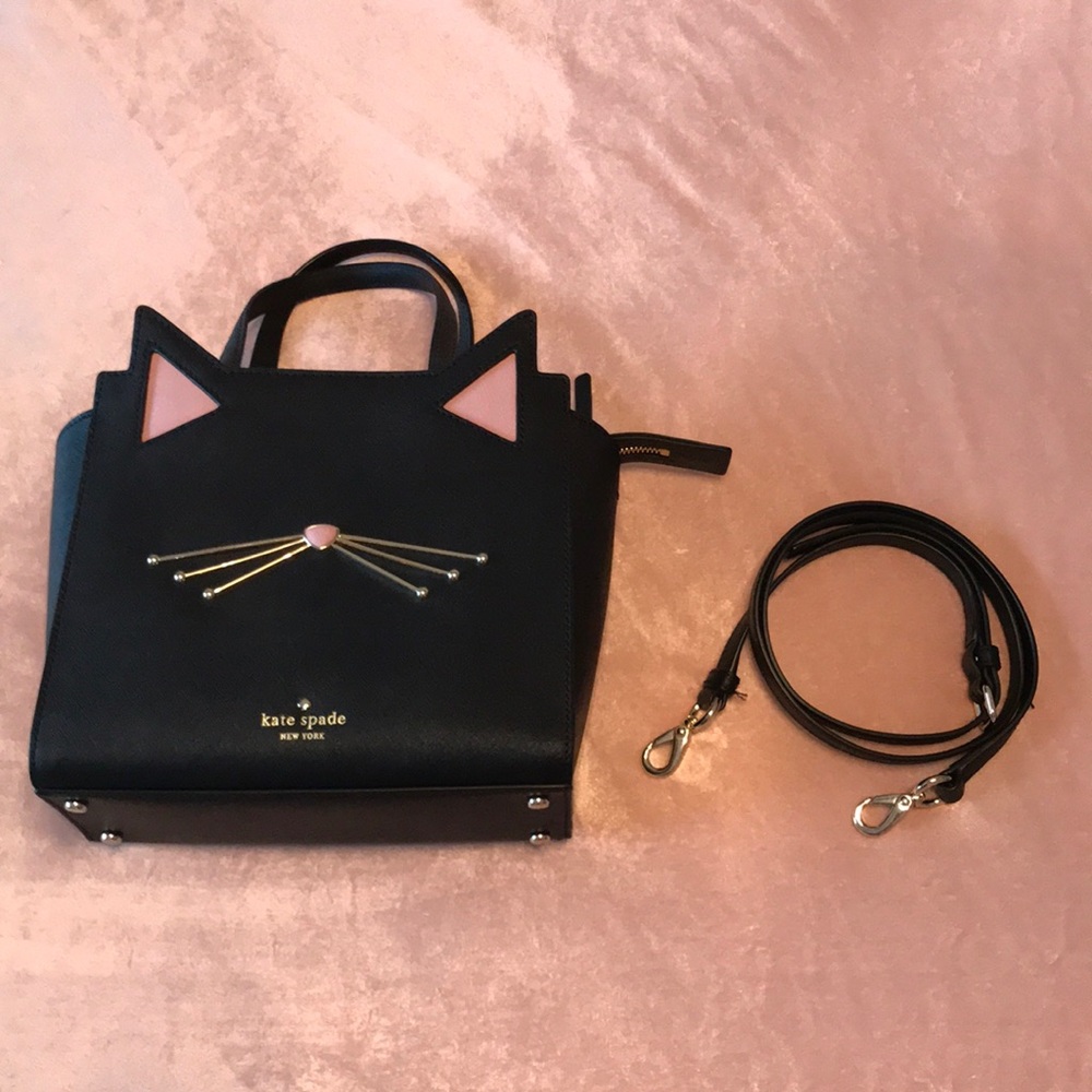 Kate Spade mini Hayden cat purse